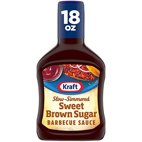 Kraft Sweet Brown Sugar Langsam gekochte Barbecue-Sauce, 530 ml Flasche von Kraft