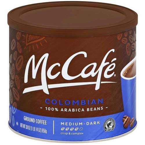 Mccafe kolumbianischer gemahlener Kaffee, 0,9 kg, 6 Stück pro Packung. von Kraft