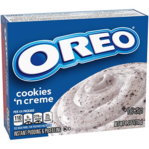 Oreo Cookies 'n Creme Instant Pudding und Pie Filling, 120 ml (5 Packungen) von Kraft