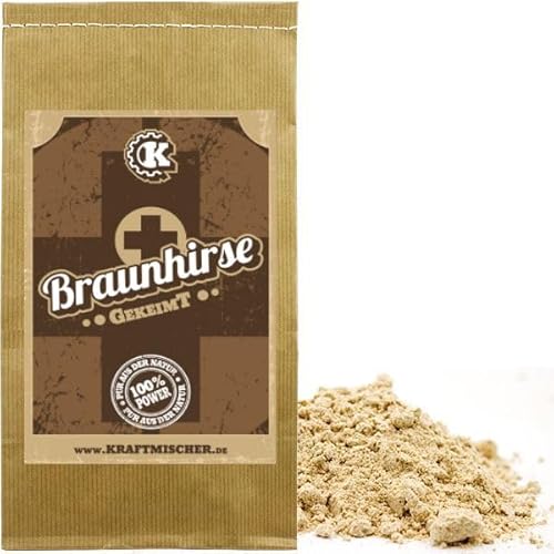 Braunhirse gemahlen gekeimt bio 1kg von Kraftmischer