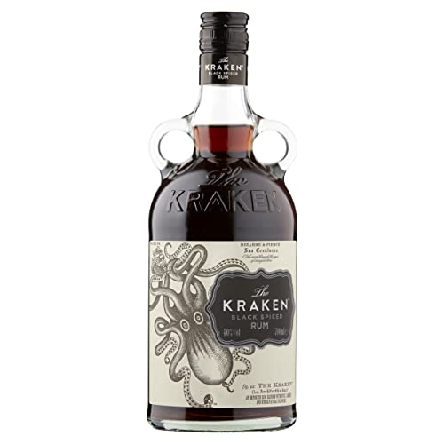 Kraken Black Spiced 40,0 Vol.-% - Rum mit einzigartig-würzigem Geschmack (1 x 0,7 l) von Kraken