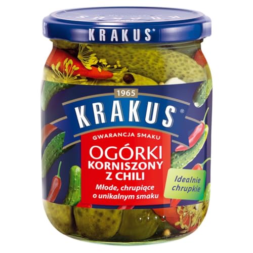 KRAKUS Ogorki korniszony z chili 500g von Krakus