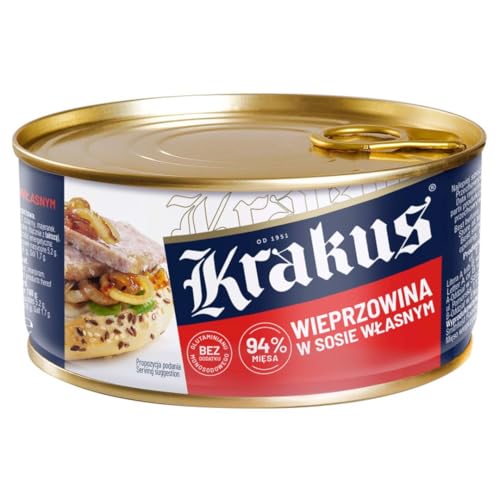 Krakus Schweinefleisch in eigener Sauce 300 g von Krakus