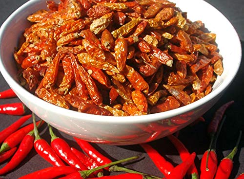 Krauterino24 - Chillies Birdeye- ganz, Menge:500g von Krauterino24