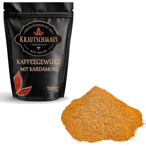 120g Kaffeegewürz von Krautschmaus, feine Gewürzmischung, für leckereren arabisch-orientalischen Geschmack, schonend getrocknet, mit intensivem Aroma, ohne Zusatzstoffe von Krautschmaus JSD