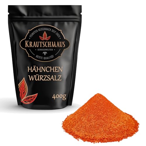 800g Hähnchengewürz von Krautschmaus, Hähnchen Gewürz, Gewürzsalz Brathähnchen, Geflügel Gewürzmischung, Hühnchen Würzmischung ohne Zusatzstoffe von Krautschmaus