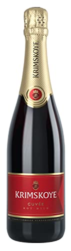 Krimskoye Sekt rot-mild (1 x 0,75 l) (Packung mit 6) von Krimskoye