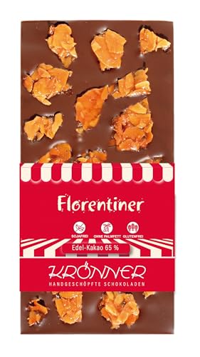 Krönner Florentiner 65% | 100 g Tafelschokolade von KRÖNNER KAFFEEHAUS . KONDITOREI . CHOCOLATIER GARMISCH-PARTENKIRCHEN