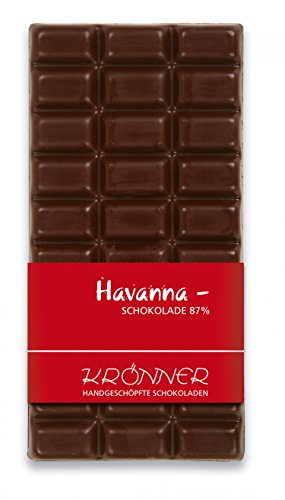 Krönner Havanna 80% / 100g Tafelschokolade von KRÖNNER KAFFEEHAUS . KONDITOREI . CHOCOLATIER GARMISCH-PARTENKIRCHEN