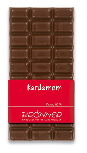 Krönner Kardamom 65% / 100g Tafelschokolade von KRÖNNER KAFFEEHAUS . KONDITOREI . CHOCOLATIER GARMISCH-PARTENKIRCHEN