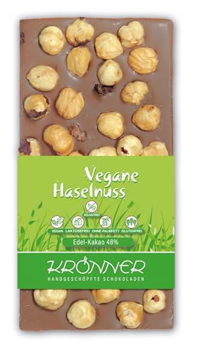 Krönner Helle vegane Haselnuss / 100 g Tafel von KRÖNNER KAFFEEHAUS . KONDITOREI . CHOCOLATIER GARMISCH-PARTENKIRCHEN