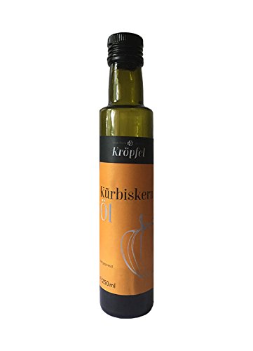 Kröpfel Kürbiskernöl, kaltgepresst, 100% rein, Glasflasche, 500ml, A Qualität, aus Österreich von Kröpfel