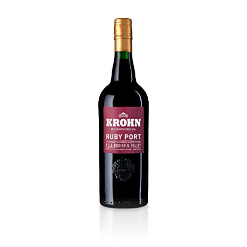 Krohn Ruby Port - Full-bodied & Fruity - Portwein aus roten Trauben - Douro, Portugal von Krohn