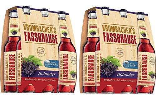 12 Flaschen Krombacher Fassbrause Holunder a 330ml inclusiv 0.48€ MEHRWEG Pfand Bier inc. Pfand von Krombacher Pils