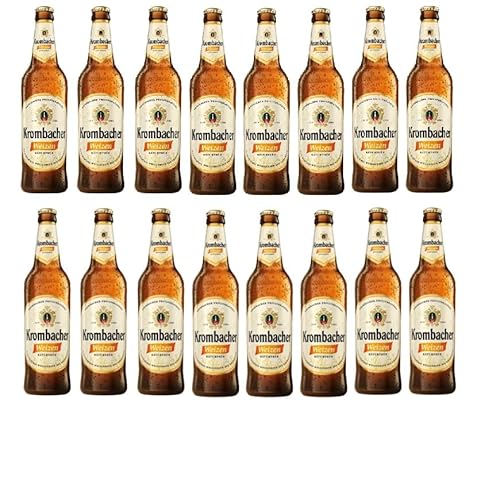 20 Flaschen Krombacher Weizen a 500ml inclusiv 0.48€ MEHRWEG Pfand Bier inc. Pfand + Space Riegel von Onlineshop Bormann von Krombacher