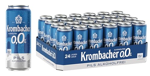 Krombacher 0,0% Pils Dose (24 x 0,5 l) von Krombacher