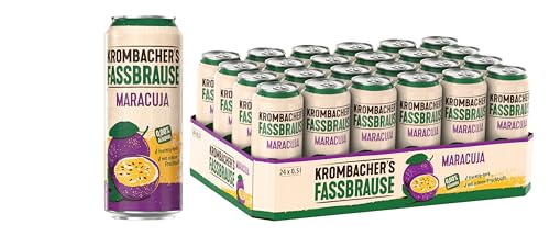 Krombacher’s Fassbrause Maracuja Dose (24 x 0,5 l) von Krombacher