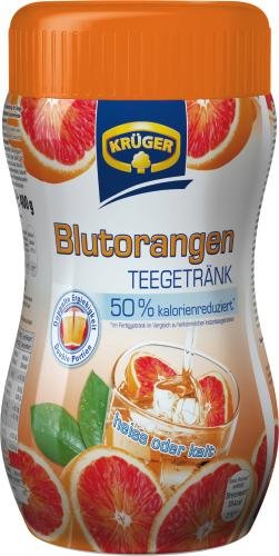 Krüger Teegetränk Blutorange,8 Liter, 12er Pack (12 x 400 g Dose) von Krüger YOU