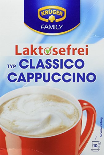 KRÜGER Cappuccino Classico Laktosefrei, 4er Pack (4 x 0.15 kg) von Krüger