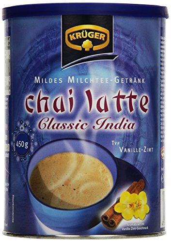 KRÜGER Chai Latte Classic India Typ Vanille Zimt, 6er Pack (6 x 450g) von Krüger