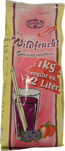 Krüger Wildfrucht Getränkepulver, 1er Pack (1 x 1000 g) von Krüger YOU