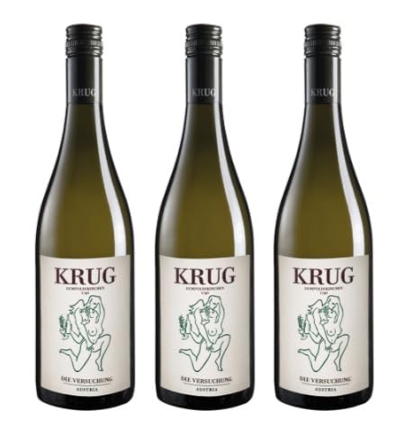 3x 0,75l - 2023er - Krug - Die weiße Versuchung - Pinot Gris - Thermenregion - Österreich - Weißwein trocken von Krug Gumpoldskirchen