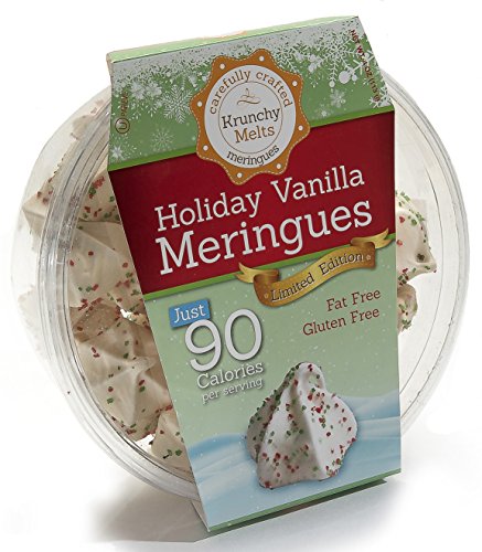 Original Meringue Cookies (Holiday Vanilla) • 90 Kalorien pro Portion, glutenfrei, fettfrei, nussfrei, kalorienarmer Snack, koscher, parve • by Krunchy Melts von Krunchy Melts