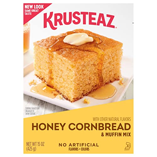 Krusteaz Honey Cornbread & Muffin Mix, 15-Ounce Boxes (Pack of 12) von Krusteaz