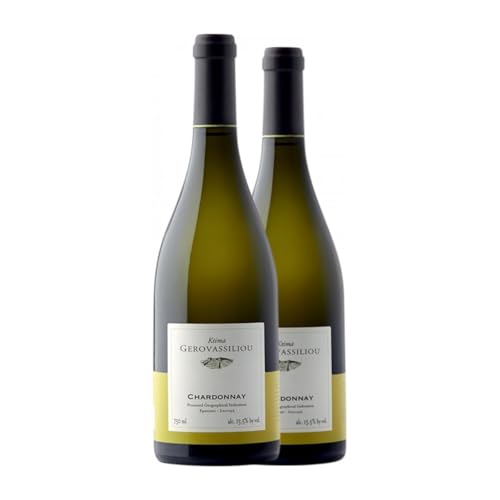 Ktima Gerovassiliou Chardonnay Alterung 75 cl Weißwein (Karton mit 2 Flaschen von 75 cl) von Ktima Gerovassiliou