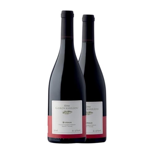 Ktima Gerovassiliou Syrah Epanomi 75 cl Rotwein (Karton mit 2 Flaschen von 75 cl) von Ktima Gerovassiliou