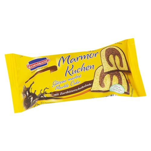 KuchenMeister mini Kuchen Snack Marmor mit Schokolade 35 g im 27er Pack - Saftiger Marmorkuchen im Snackformat, einzeln verpackt für leckeren Kuchengenuss zwischendurch (27 x 35 g) von Kuchen Meister