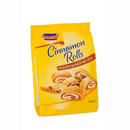 Kuchenmeister Cinnamon Rolls Zimtrollen Hefefeingebäck mit Zimt 300g von Kuchen Meister