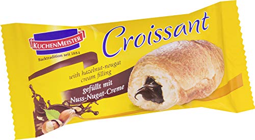 Kuchenmeister Croissant gefüllt mit Nuss Nugat Creme Snack 48g von Kuchen Meister