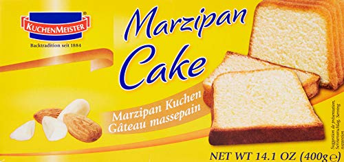 Kuchenmeister Marzipan Kuchen mit Kirschfruchtfüllung 400 g, 8er Pack (8 x 0.4 kg) von Kuchen Meister