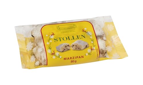 Kuchenmeister Mini Marzipanstollen, 16er Pack (16 x 80 g) von Kuchen Meister