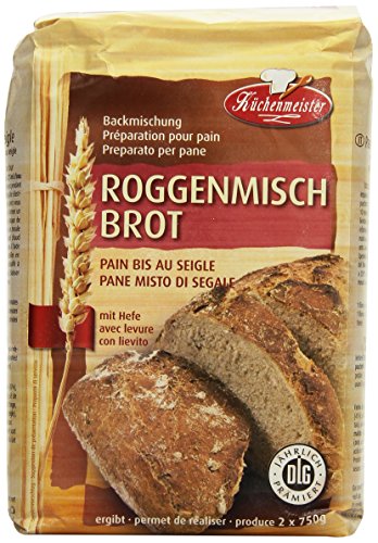 Küchenmeister Roggenmischbrot Backmischung, 10er Pack (10 x 1 kg) von Kuchen Meister