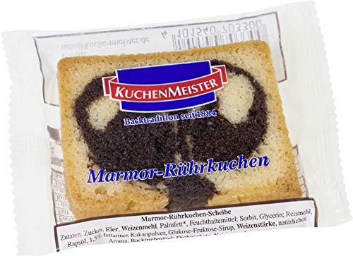 Kuchenmeister Kuchenscheibe saftiger Marmor Rührkuchen Snack 25g von Kuchen