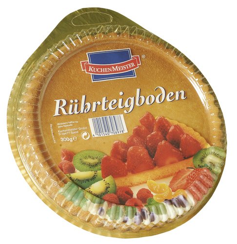 Kuchenmeister Früchteboden Rührteig , 12er Pack (12 x 300 g) von Kuchen Meister