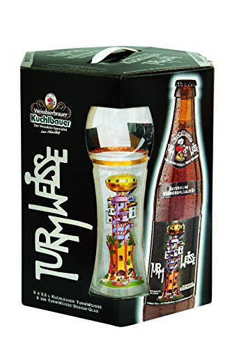 Kuchlbauer Sevenpack Geschenkbox Weissbier 6x0,5l und 1 Glas von Kuchlbauer