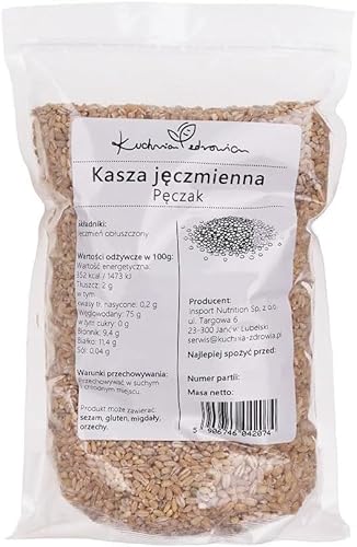 Kuchnia Zdrowia - Gerstengrütze - Lose - Vegan - Quelle der Ballaststoffe - 1kg Doypack von Kuchnia Zdrowia