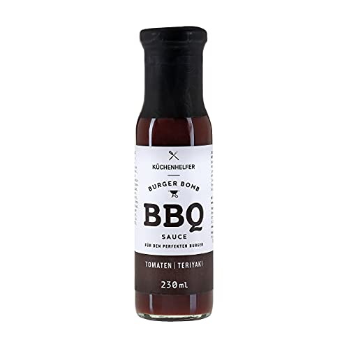 BURGER BOMB BBQ Barbecue Sauce Teryaki 230ml von Küchenhelfer (KCHE8)