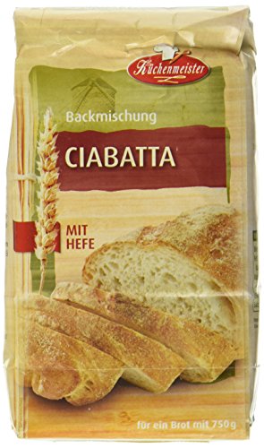 Bielmeier-Küchenmeister Brotbackmischung Ciabatta, 15er Pack (15 x 500g) von Küchenmeister