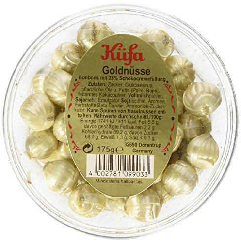 Küfa Bonbonmeisterserie Goldnüsse, 6er Pack (6 x 175 g) von Küfa