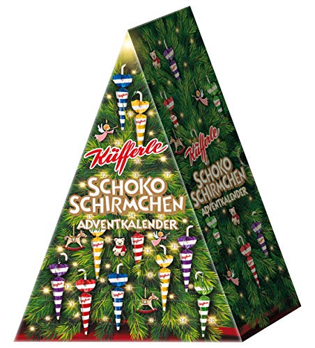 Küfferle Adventkalender Schokoschirmchen Christbaum, 324 g von Küfferle