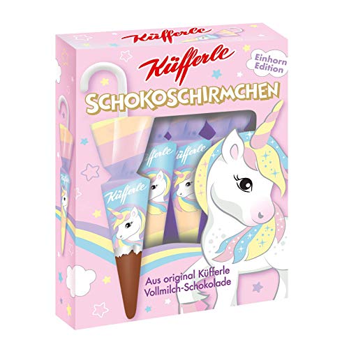 Küfferle Schokoschirmchen Einhorn 12 Stk, 162GR von Küfferle