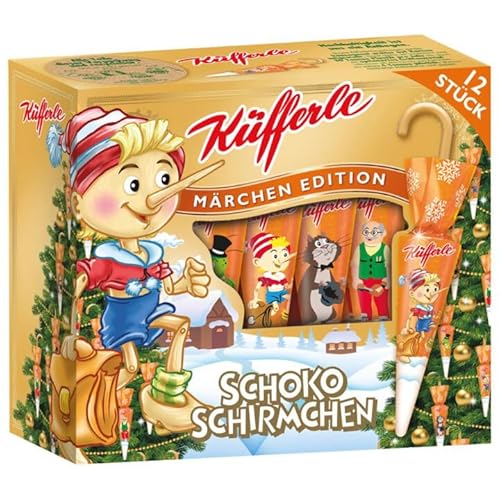 Küfferle Schokoschirmchen Pinocchio 12 Stk, 162GR von Küfferle