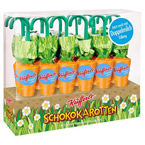 Schokokarotten Doppelmilch 12er Schokoschirm Ostern 162g von Küfferle