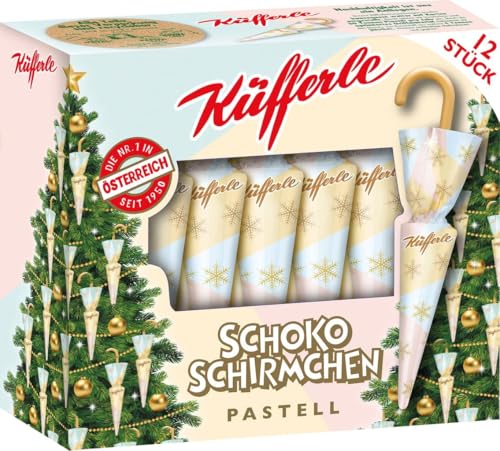 Schokoschirmchen Pastel 12er, 162 g von Küfferle