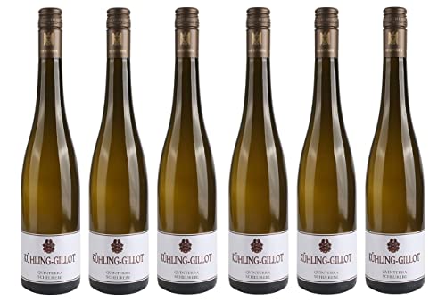 6x 0,75l - 2023er - Kühling-Gillot - QVINTERRA® - Scheurebe - VDP.Gutswein - Qualitätswein Rheinhessen - Deutschland - Weißwein trocken von Kühling-Gillot