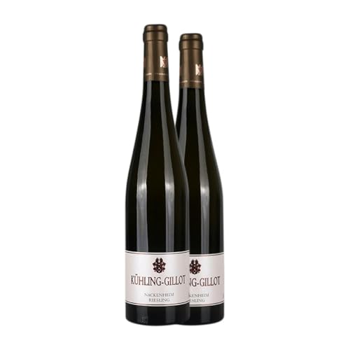 Kühling-Gillot Nackenheim Riesling Rheinhessen 75 cl Weißwein (Karton mit 2 Flaschen von 75 cl) von Kühling-Gillot